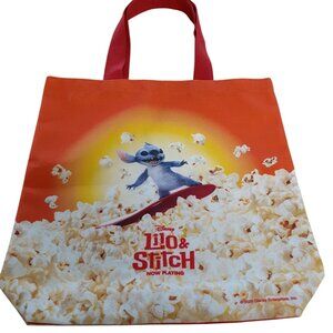 Disney 2025 Lilo & Stitch Surfing On Popcorn Promotional Tote Bag  NEW